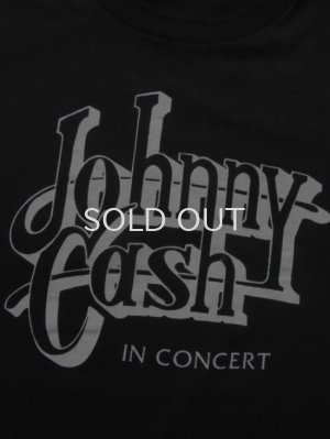 画像1: 80s Johnny Cash コンサートTシャツ