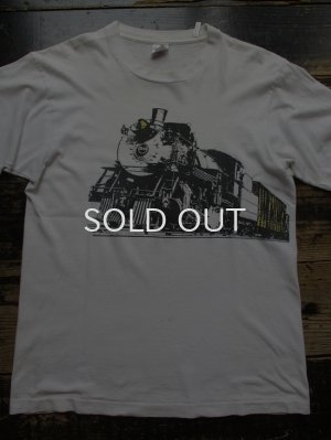 画像1: 90s 機関車 デザインTシャツ