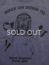 80s ROCK ON DOWN TO Tシャツ