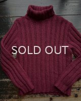 70s campus タートルネック セーター