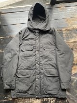 80s woolrich USA製 黒 ボロ マウンテンパーカー