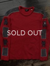 1970s DEMETRE カエル柄 ウール ニット