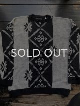 1980s USA戦 雪柄 アクリルニット