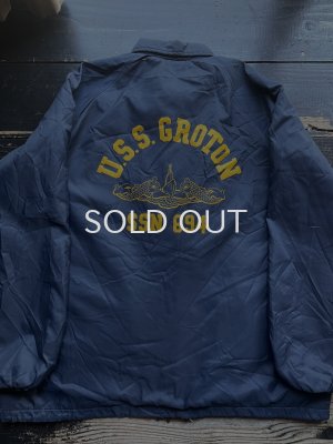 画像1: 1970s〜米軍 原子力潜水艦 裏ボア コーチジャケット