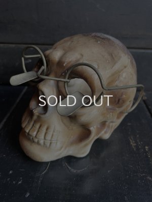 画像1: 1960s スカル 眼鏡 灰皿