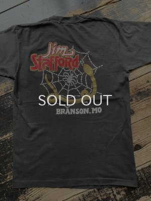 画像1: 90s jim stafford 蜘蛛の巣 蛇 Tシャツ