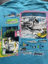 80〜90s USA製 発泡プリント サーフ Tシャツ
