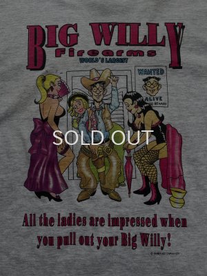 画像1: 1990s BIG WILLY firearms Tシャツ