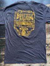 80s バイク イベント 黒 ポケット Tシャツ