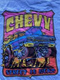 70s ROACH CHEVY アイロンプリント 霜降り リンガーTシャツ