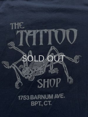 画像1: 1980s オーマイゴット 6本足 骸骨 タトゥーショップ Tシャツ