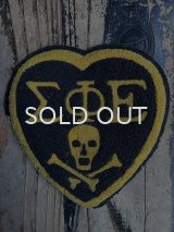 1950s スカル 団体組織 シェニール パッチ