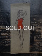 1940〜1950s ピンナップガール 転写紙