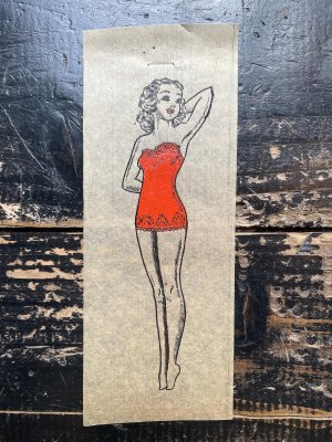 画像1: 1940〜1950s ピンナップガール 転写紙