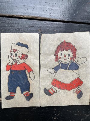 画像1: 1970s ラガディ アン&アンディ 転写紙