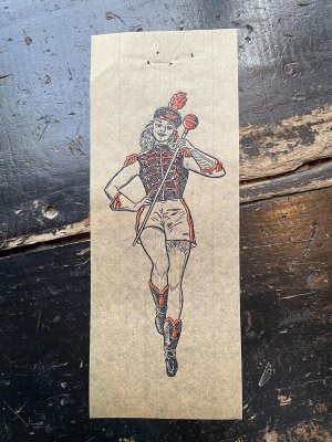 画像1: 1940s〜1950s チアリーダー 転写紙