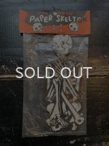 1960s 袋入り 日本製 骸骨 壁掛け