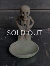 1940s〜日本製 バネ付き 骸骨 灰皿