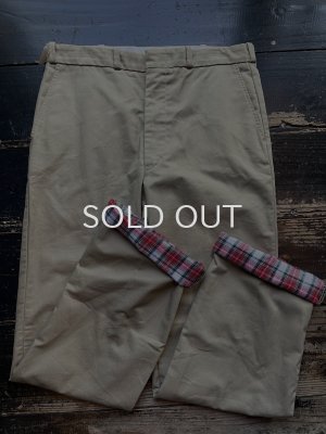 画像1: 80s〜oshkosh 裏地ネル ワークパンツ