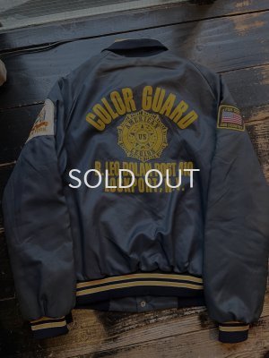 画像1: 80s American us legion ナイロン ジャケット