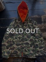 1970s リバーシブル フード付き ジップジャケット