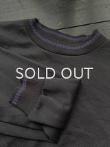 90s USA製 柄リブ アクリルスウェット