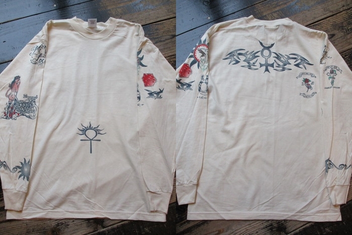 90s デニスロッドマン タトゥー USA製 ロングTシャツアユニD - Tシャツ