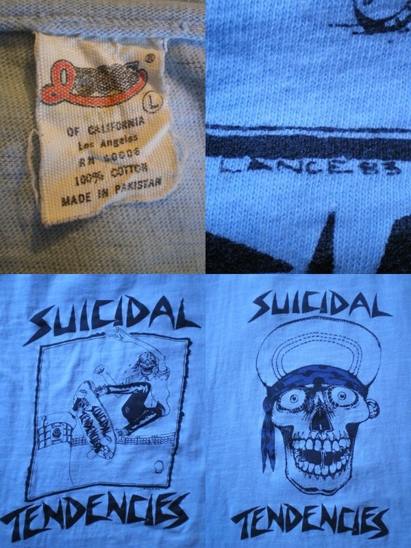 80'S SUICIDAL TENDENCIES Tシャツ 80年代 スーサイダル スカル