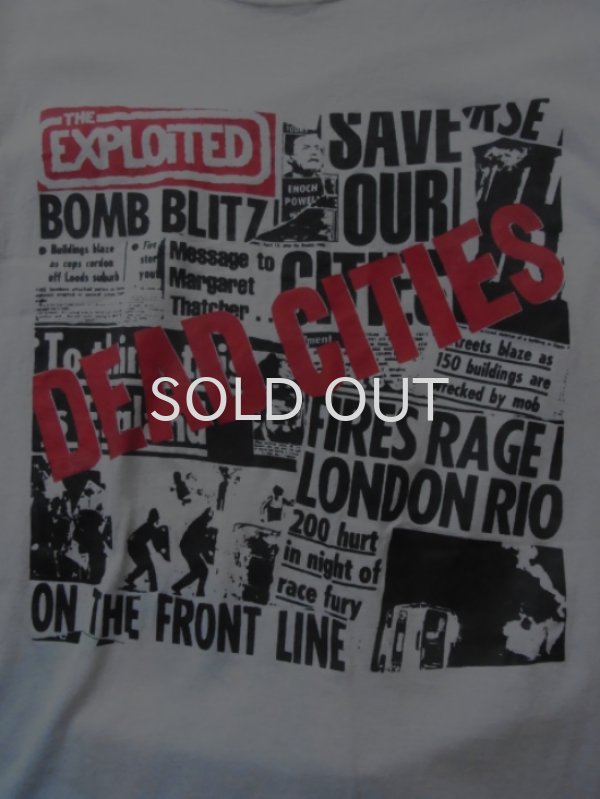 画像1: 80S　THE EXPLOITED DEAD CITIES Tシャツ