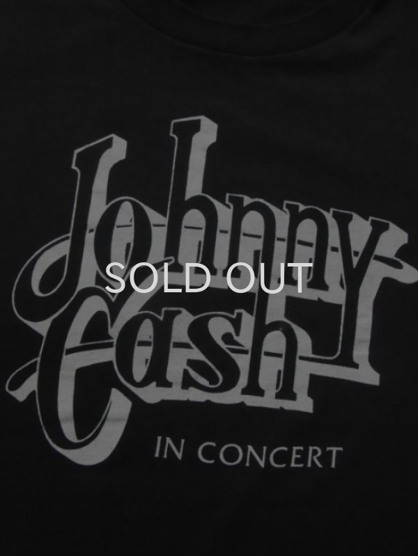 画像1: 80s Johnny Cash コンサートTシャツ