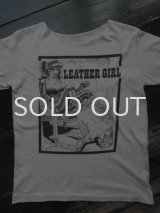 画像: 80〜90s Leather girl Tシャツ