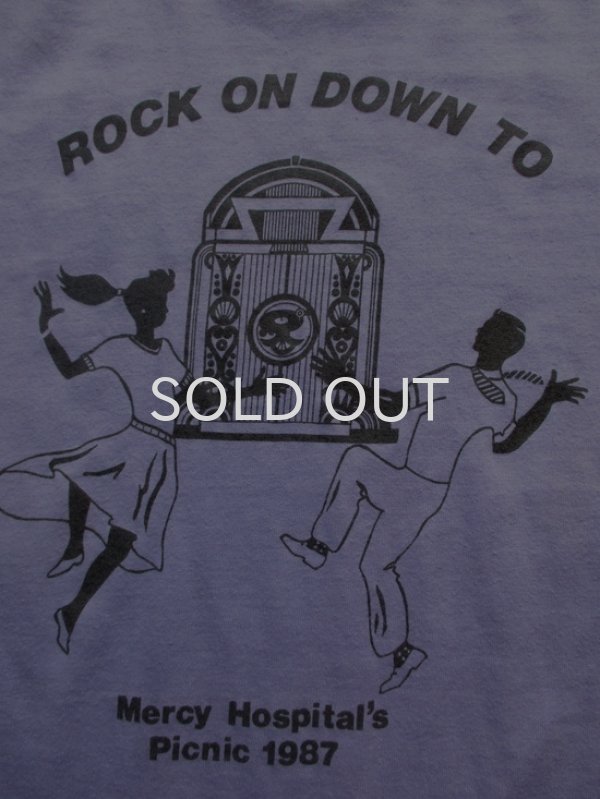 画像1: 80s ROCK ON DOWN TO Tシャツ