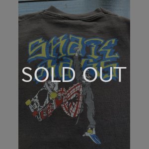 画像: 80〜90s SKATE RAGS 骸骨 スケーター Tシャツ