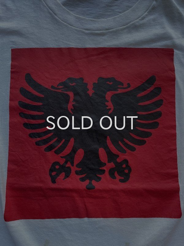 画像1: 70s アルバニア 双頭の鷲 プリント Tシャツ