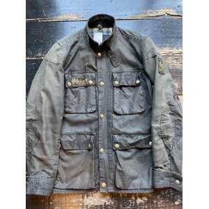 画像: 80s イングランド製 belstaff オイルド ジャケット