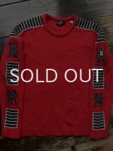 画像: 1970s DEMETRE カエル柄 ウール ニット