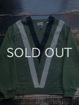 画像: 1960s〜SEARS Vネック アクリル ニット