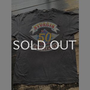 画像: 90s STURGIS バイカー ボロ Tシャツ
