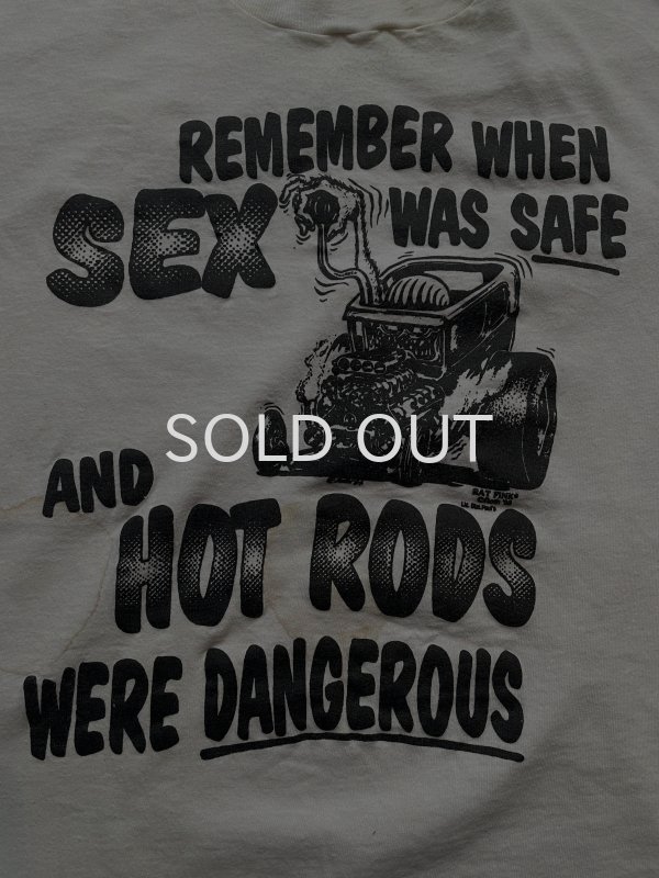 画像1: 80s ED ROTH RAT FINK HOTROD SEX Tシャツ