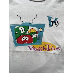 画像: 90s VeggieTales コンピューターアニメーション Tシャツ
