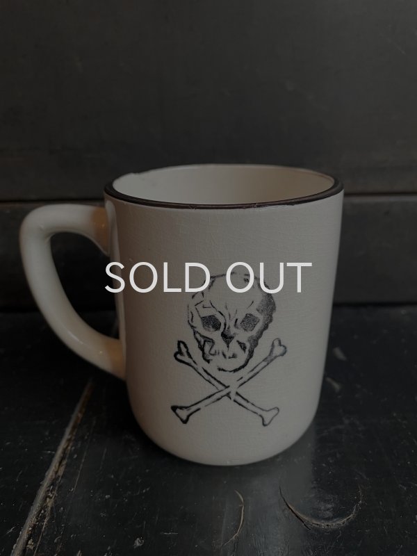 画像1: 1950s ヘロイン×スカル JAPAN製 マグカップ