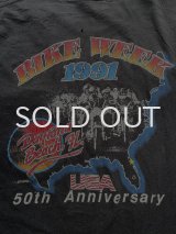 画像: 90s バイク ウィーク ポケット Tシャツ