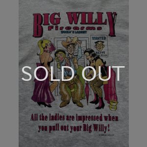 画像: 1990s BIG WILLY firearms Tシャツ