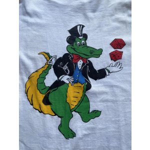 画像: 90s ワニ カジノ Tシャツ