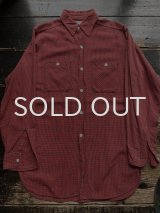 画像: 1950s UNCLE SAM マチ付き コットン シャツ