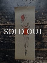 画像: 1940〜1950s ピンナップガール 転写紙