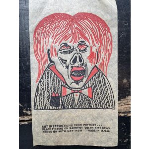 画像: 1960s モンスター ゾンビ 転写紙