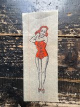 画像: 1940〜1950s セクシー ピンナップガール 転写紙