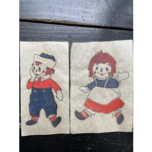 画像: 1970s ラガディ アン&アンディ 転写紙