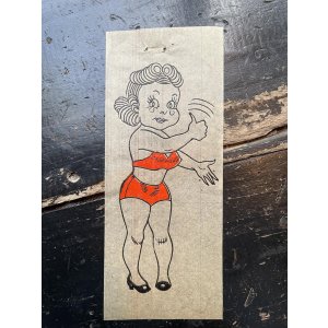 画像: 1940〜1950s 水着 女性 転写紙